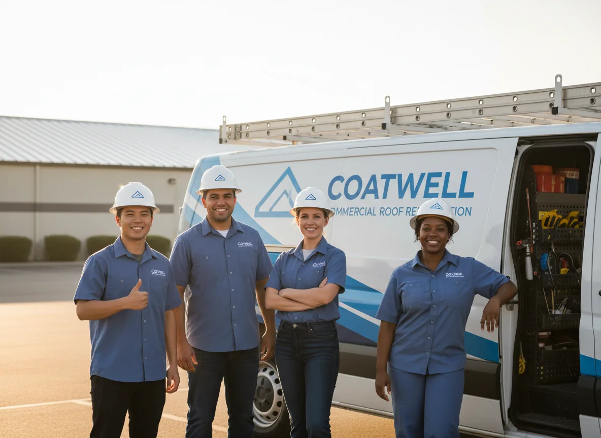 Commercial roof coating company in Corrigan, TX